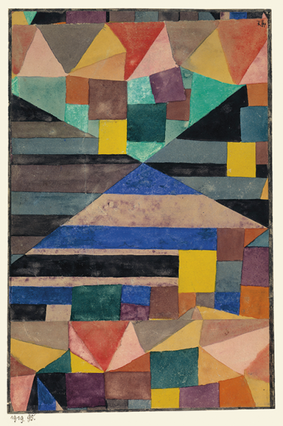 Paul Klee | Blauer Berg, 1919, 95