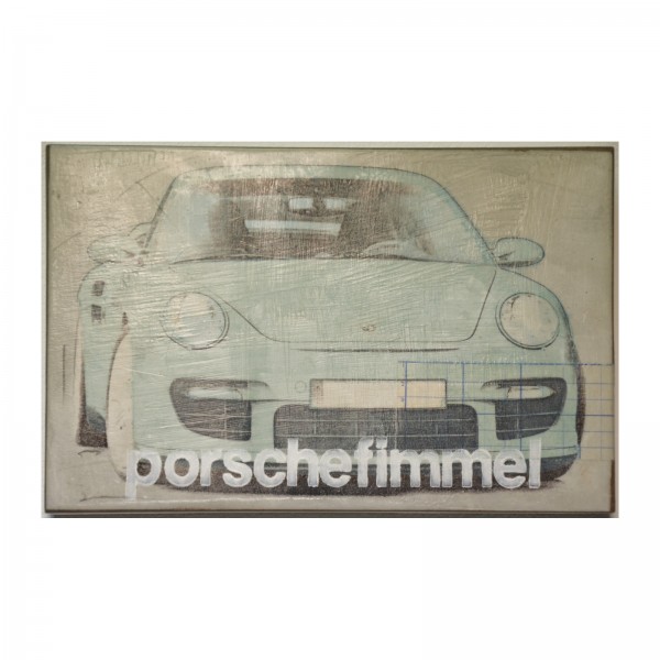 Jan M. Petersen: Porschefimmel (hellblau), 2017