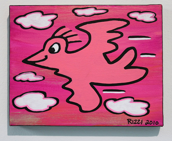James Rizzi: "Pink Rizzi", 2010 (Acryl), Unikat (signiert)