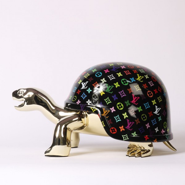 Diederik van Apple | Peace Turtle LV - Schwarz Silber