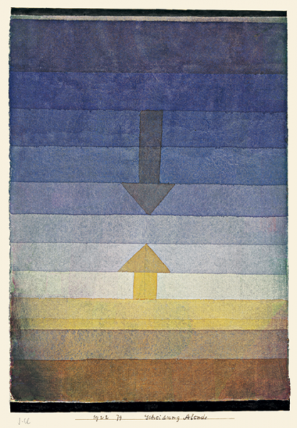 Paul Klee | Scheidung abends, 1922, 79