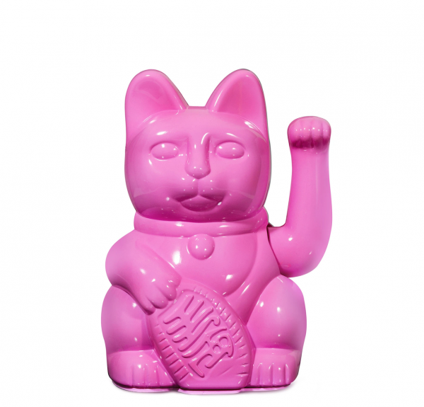 Lucky Cat Winkekatze - Glossy Pink
