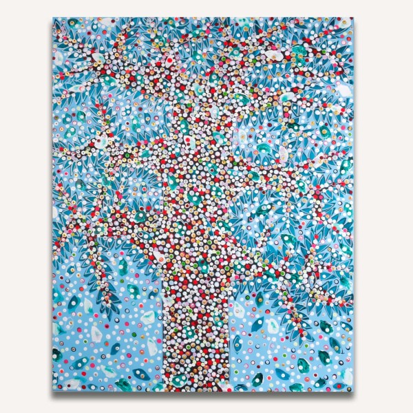 Susanna Ladda | Dream Tree - Himmelblau 120x150