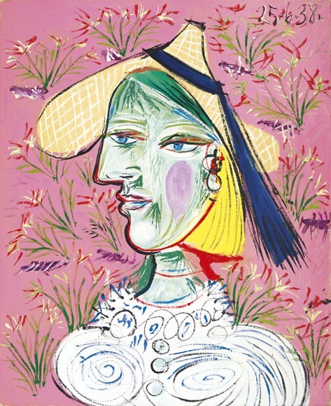 Pablo Picasso | Marie-Thérèse mit Strohhut, 1938