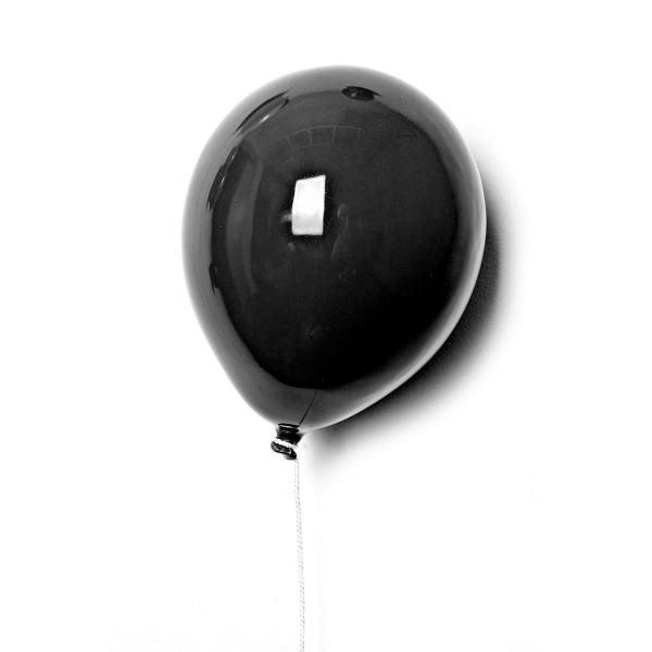 Ballon | Keramik Luftballon - big-schwarz