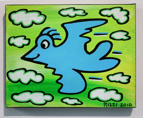 James Rizzi: "Rizzi Bird", 2010 (Acryl), Unikat (signiert)