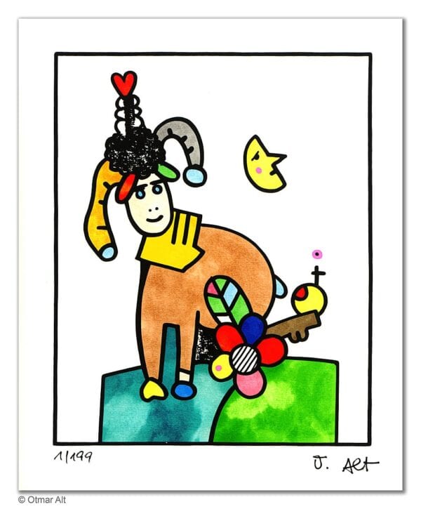 Otmar Alt I Sternzeichen Widder - limitiert, signiert 2 Otmar Alt I Sternzeichen Widder - limitiert, signiert – Bild 2