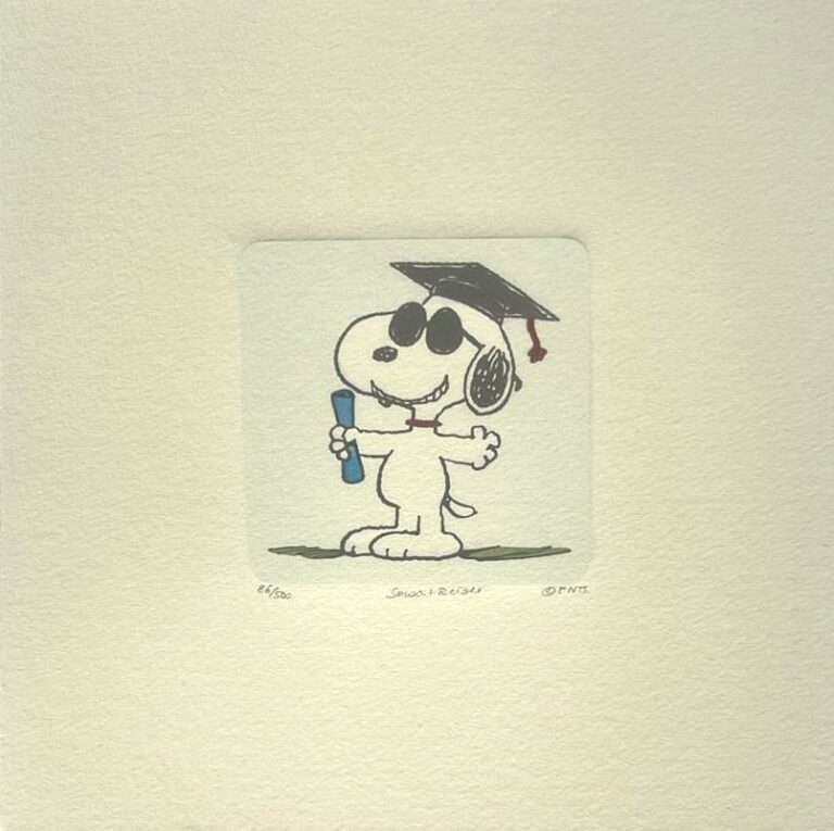 Peanuts-Grafik „Graduation“ von Charles M. Schulz