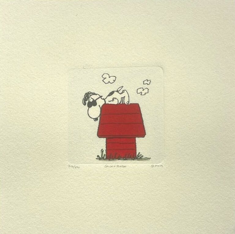 Peanuts-Grafik „Joe cool“ von Charles M. Schulz