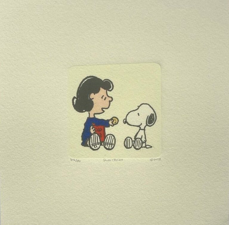 Peanuts-Grafik „Have a Cookie“ von Charles M. Schulz