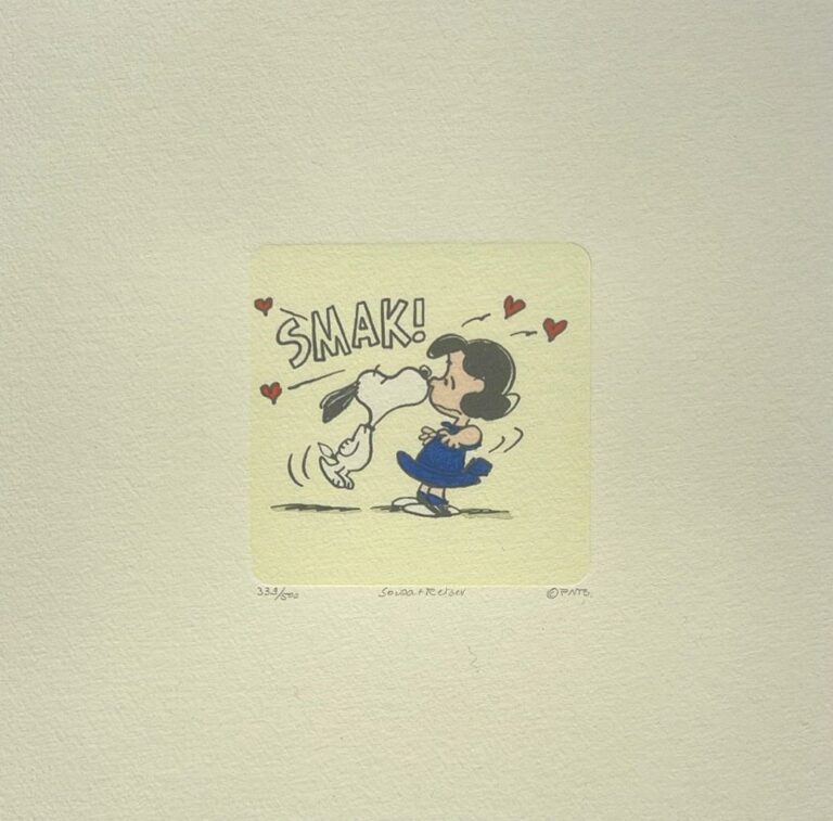 Peanuts-Grafik „Smak again“ von Charles M. Schulz