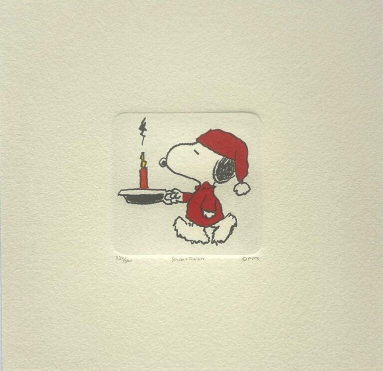 Peanuts-Grafik „Still asleep“ von Charles M. Schulz